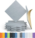 Amantech 12 Pack Acoustic Panels Self Adhesive Sound Proof Foam, High Density