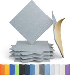 Amantech 12 Pack Acoustic Panels Self Adhesive Sound Proof Foam, High Density