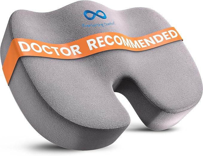 Everlasting Comfort Doctor Recommended Memory Foam Seat Cushion by EverlastingComfort