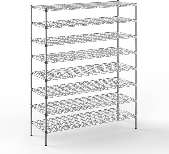 Regal Altair 21" Deep x 60" Wide x 74" Height Wire Shelving Kit | 8-Tier | NSF by Regal+Altair