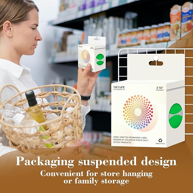 2 Inch Color Coding Round Labels - Image 4