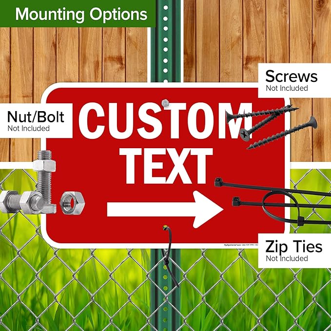 Custom Arrow, Custom Directional Sign, Right Arrow, 12x18 Inches, Rust Free - Image 5