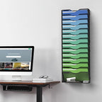 Kuntine.B Wall File Organizer Office Hanging Magazine Holder Wall File Organizer - Image 7