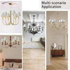 TAaMTYH small lamp shade chandelier shades set of 6，Fabric Lampshade - Image 6