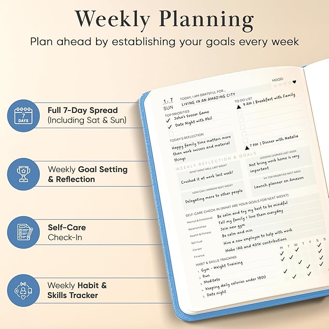 2026 Planner, Daily Journal & Gratitude Journal All-In-One - Image 4