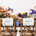 ChissNook Reserved Seating Chair Signs, This Row Is Reserved Pew Cloths Seating - Image 6