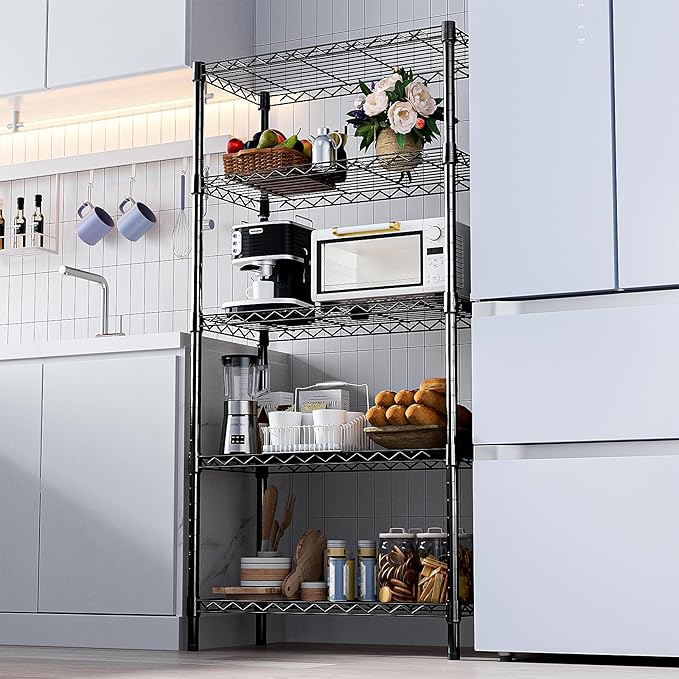 M MZG 1250 lbs Storage Shelving Utility Shelving Unit 5-Tier Utility Shelving - Image 6
