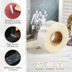 Zonon 5000 Pcs Clear Labels Label Protector Clear Stickers Wafer Seals - Image 3