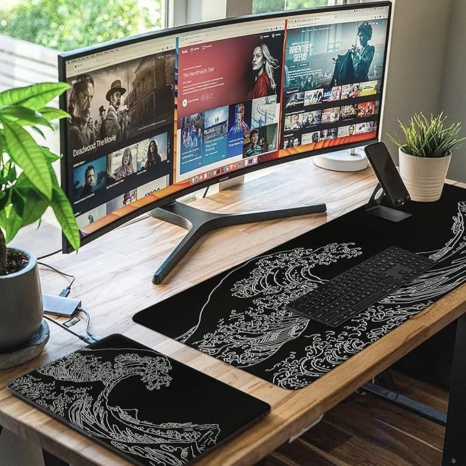 iCasso Mousepad, Gaming Mouse Pad, XXL Large Desk Mat, Big Rubber Base Mouse Mat - Image 7