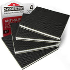X-PROTECTOR Non Slip Furniture Pads – 4 PCS Premium Furniture Grippers 6"! Best by X-Protector