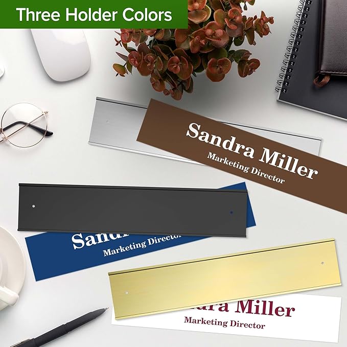 Name Plate for Desk, Personalized Plate, Custom Door Name Plate for Office Doors - Image 3