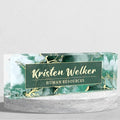 Personalized Name Plate for Desk Custom Acrylic Desk Name Plate Custom Employee by AZUFEMOS