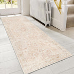 GENIMO Runner Rug 2'6"x6 Machine Washable Non Slip Vintage Hallway Runner Rug