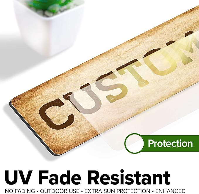 Custom Sign, Custom Street Sign, 11 Font Colors, 13 Font Styles, 4 Hole Options - Image 5