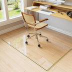 Koonmi Tempered Glass Chair Mat by KOONMI