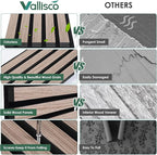 VallisCo 4-Piece Wood Slat Acoustic Panels - Image 6