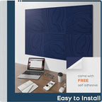 BUBOS Large Acoustic Panels, Self-Adhesive Sound Absorbing Panels Decorative - Image 8