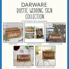 Darware Wooden Reserved Signs for Tables; Rustic Real Table Signs - Image 9