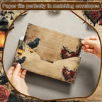 TaoBary 160 Pcs Stationery Paper Set 50 Double Sided Stationery Papers - Image 7