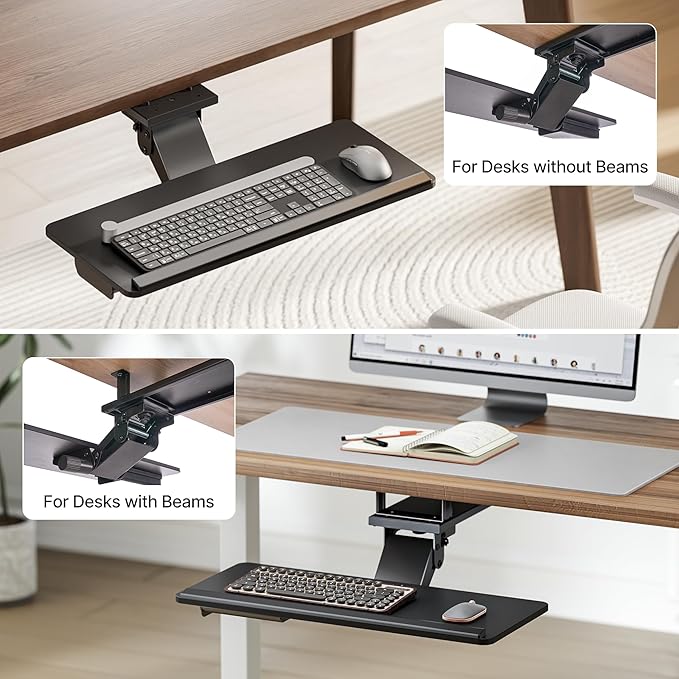 PEGZONE Keyboard Tray Under Desk - Image 7