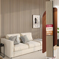 Avana Modern Acoustic Wood Wall Panels – 94.4 X 12.6 Inch White Oak Acoustic