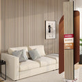 Avana Modern Acoustic Wood Wall Panels – 94.4 X 12.6 Inch White Oak Acoustic by AvanaHome