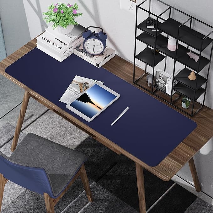 AFIING Leather Desk pad Protector, Large Non-Slip Office Desk Mat - Image 5