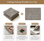 GENIMO 6x9 Area Rugs for Living Room, Machine Washable Non Slip Vintage Rugs - Image 9