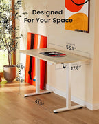 Ergear ErGear Height Adjustable Electric Standing Desk, 55 x 28 Inches Sit - Image 3