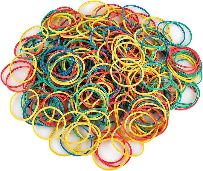 700PCS Multicolor Rubber Bands, Heat Resistant Rubber Band by HongyiTime