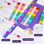 Golcellia Transparent Sticky Notes, See Through Sticky Note, Pastel Colorful - Image 6
