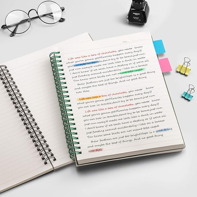 EMSHOI 3 Pack Spiral Notebook 7.48" x 10.15" - Image 6