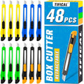 TIFICAL 48 Pack 9mm Box Cutter Retractable Utility Knife, Razor Knife by TIFICAL