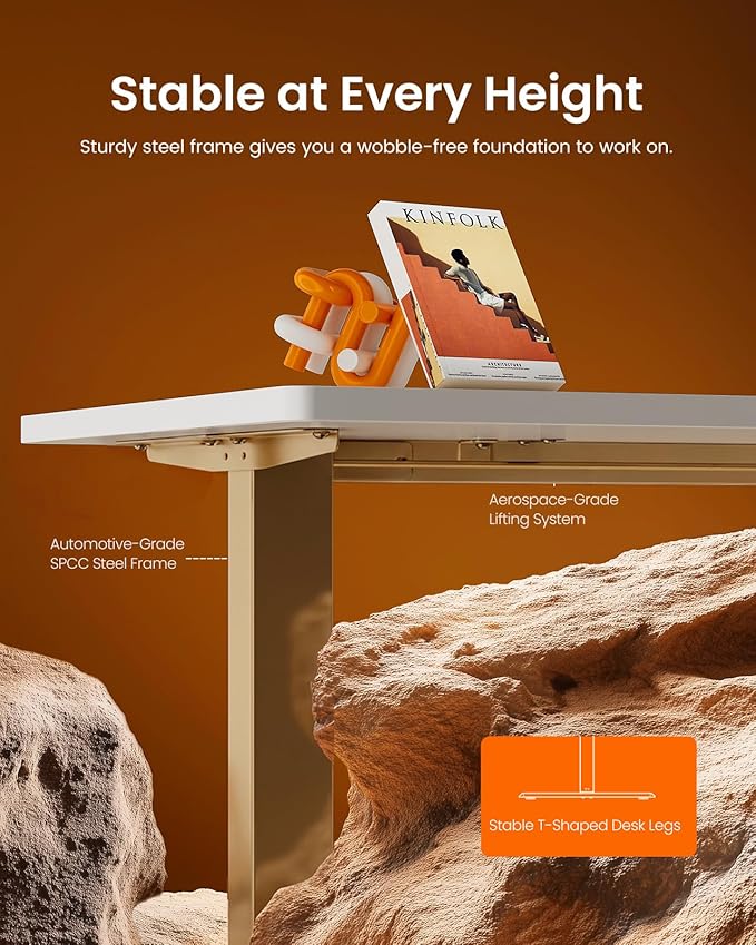 ErGear Height Adjustable Electric Standing Desk, 31.5 x 18.9 Inches Sit Stand - Image 4