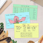 Chell Extra Heavyweight Index Cards 3x5 Inch, No Bleed-Through, Ruled Front and - Image 6