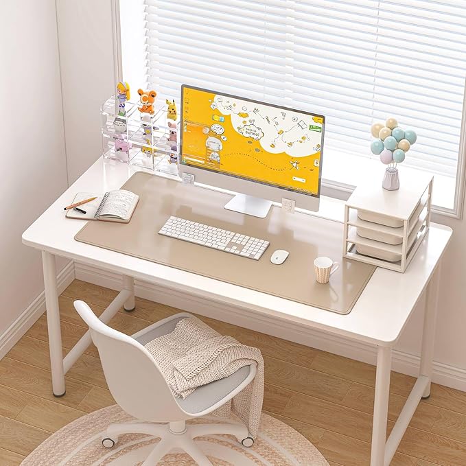 DAWNTREES Desk Mat Protector, PU Leather Desk Pad, Non Slip, Large Mouse Pad - Image 7