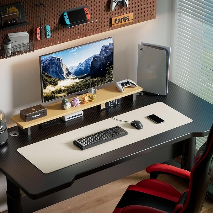Aothia Leather Desk Pad Protector, Office Desk Mat, Large Mouse Pad, Laptop - Image 7