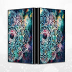 BWEGRHE Slim Credit Card Holder, Art Mandalas RFID Blocking Metal Wallet - Image 4