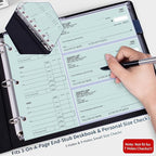 Antner 3 Ring Personal Check Binder - Image 6