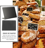 VILLCASE 10pcs Mini Chalkboard Signs Reusable Acrylic Desktop Message Boards - Image 7