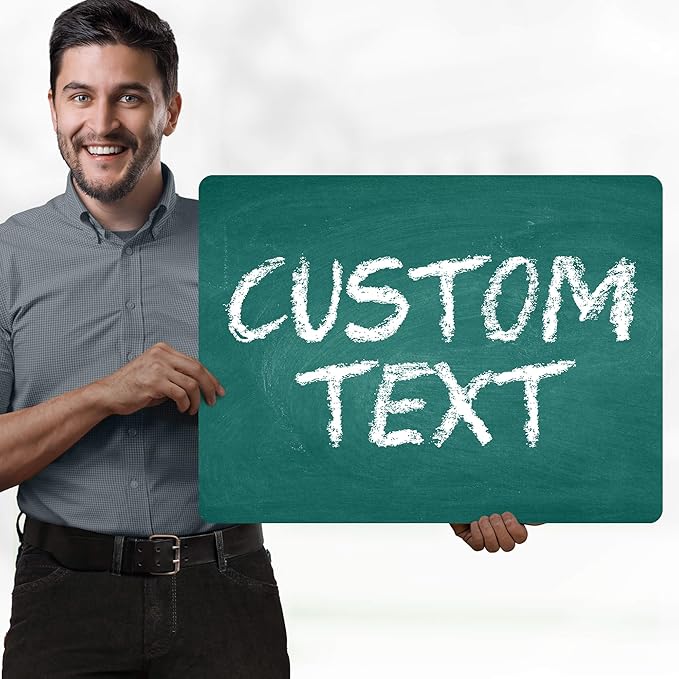 Custom Sign, Custom Street Sign, 11 Font Colors, 13 Font Styles, 4 Hole Options - Image 2