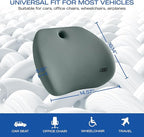 Skechers Lumbar Support Pillow for Office Chair, Memory Foam Lumbar Pillow - Image 3