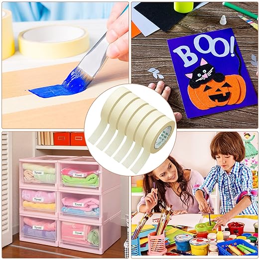 Fainne Masking Tape Bulk General Purpose Masking Painting Tape 55 Yards - Image 7