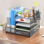Marbrasse 5-Tier Paper Letter Tray Organizer - Image 3