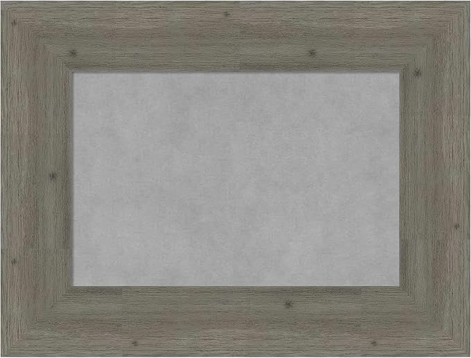 Amanti Art Grey Framed Magnetic Board 19x25 Small Vision Board by AmantiArt
