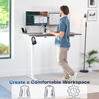 VIVO Electric 60 x 30 in Standing Desk, Memory Height Adjustment, 1B Series - Image 4