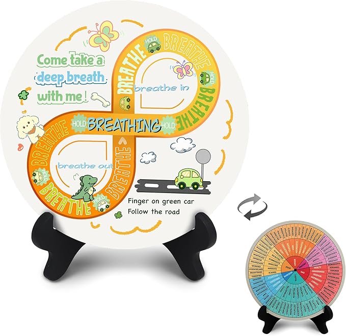 Feelings Wheel, Double-Sided Emotion Wheel by Ainrvteers