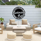 Personalized Patio Signs Outdoor Custom Last Name Sign Personalized Family Name - Image 4