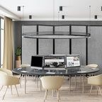 Upgrade Version Room Partition and Divider, Freestanding Rolling Dividers - Image 5