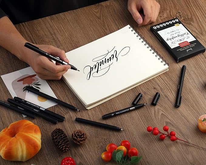 Brusarth Calligraphy Pens, 8 Size Calligraphy Pens - Image 8